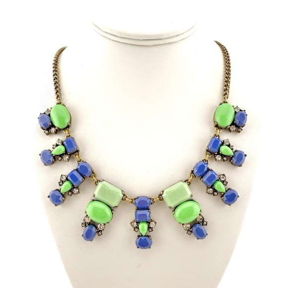 J. Crew Necklace in Green and Blue - Picture 1 of 7